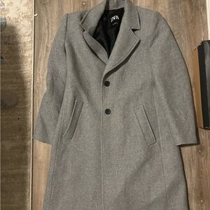 Zara Women's Gray Trench Coat